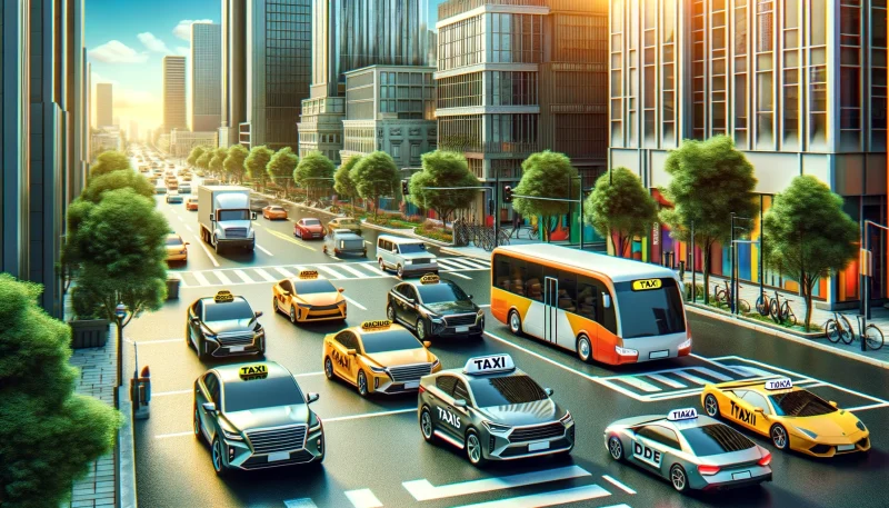 ライドシェアとタクシーは、現代の交通手段