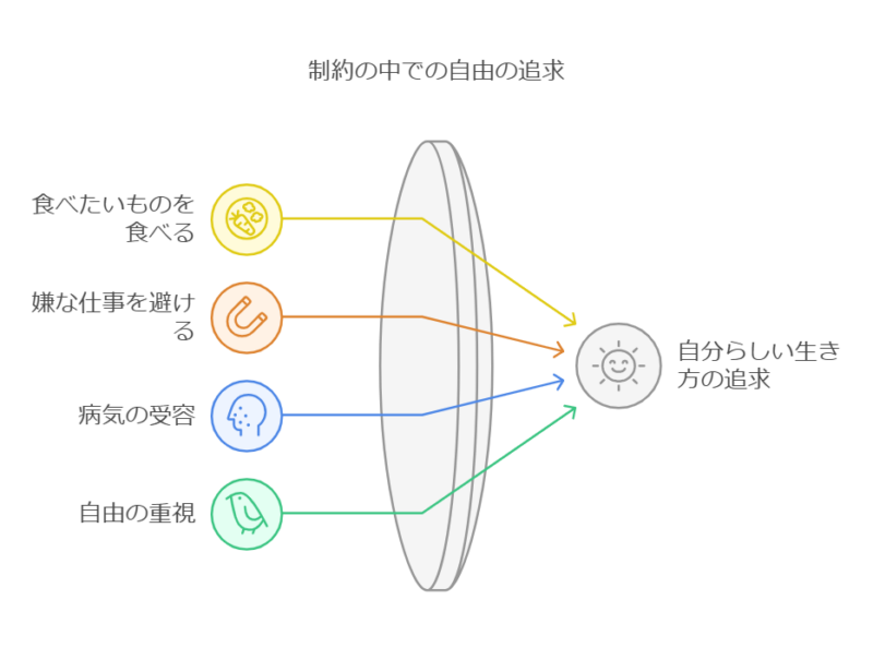 闘病生活における心境や生き方の変化