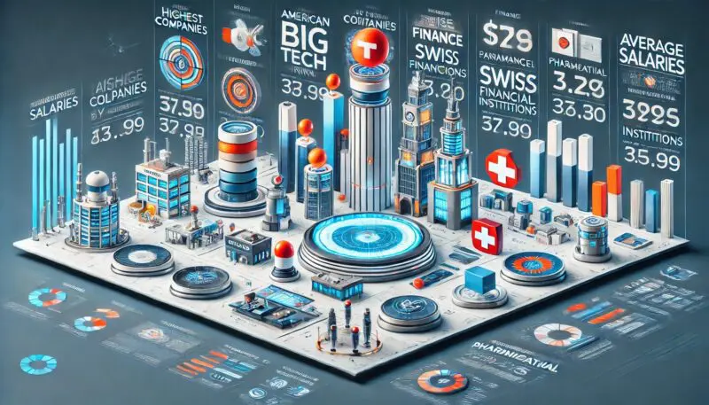 給与が高い国で最も高い給与を支払う企業はどこ?