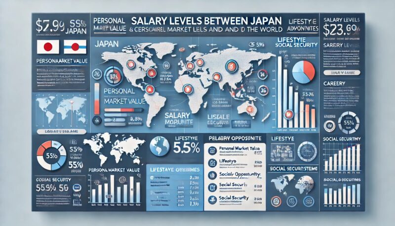 日本と世界の給与水準を比較するメリット