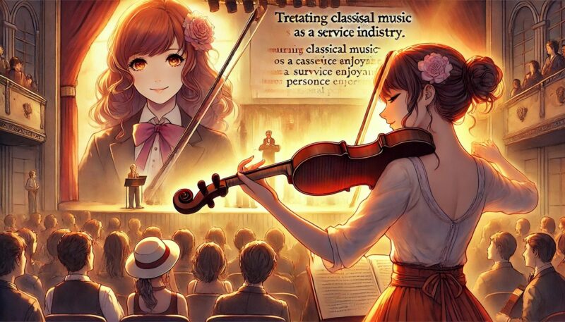 観客を楽しませる「サービス業」としての音楽観
