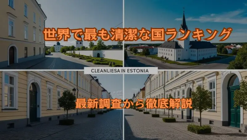 【最新調査】世界で最も清潔な国　ランキング