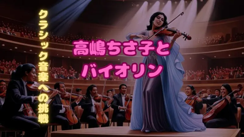 高嶋ちさ子とバイオリン：クラシック音楽を進化させる新たな挑戦