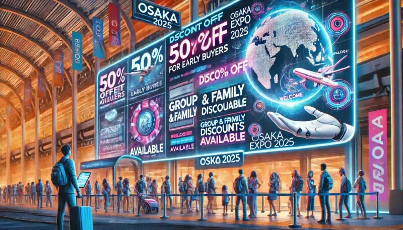 大阪万博のチケットが売れない状況を打破する割引施策とインバウンド戦略