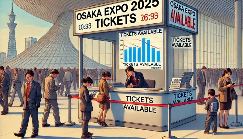 チケットが売れていない？国民の関心の低さ