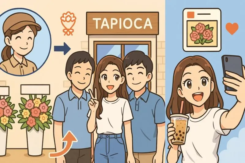 木下さんのお姉さんは、友人に誘われる形でそのタピオカ店で働き始めた