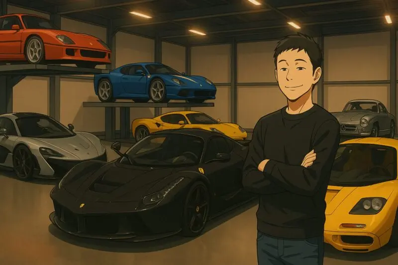 圧巻のラインナップ！前澤友作の車コレクション、その全貌と未来を徹底解剖