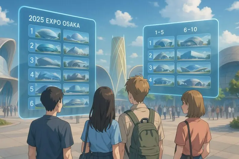 2025年最新】大阪万博の人気パビリオンランキングTOP10