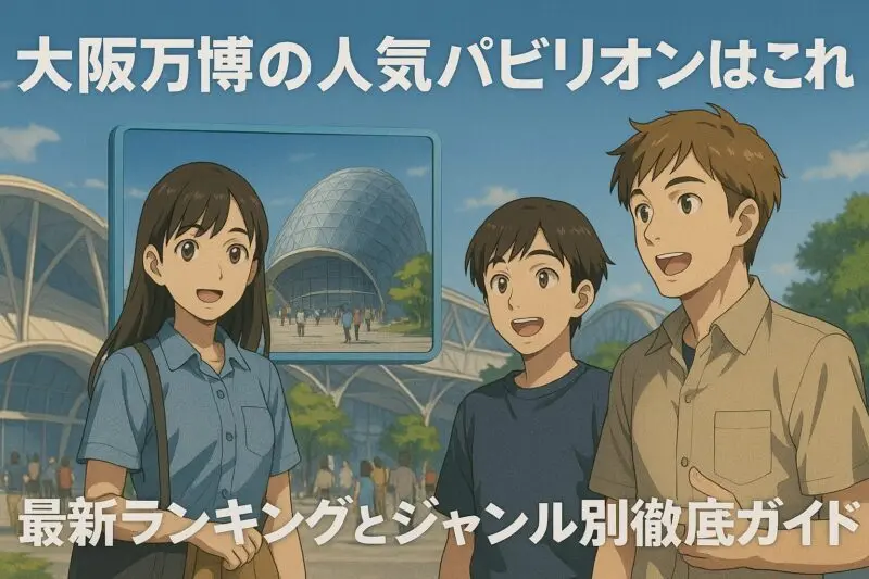 大阪万博の人気パビリオンはこれ！最新ランキングとジャンル別徹底ガイド