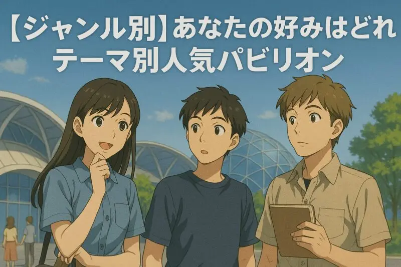 【ジャンル別】あなたの好みはどれ？テーマ別人気パビリオン