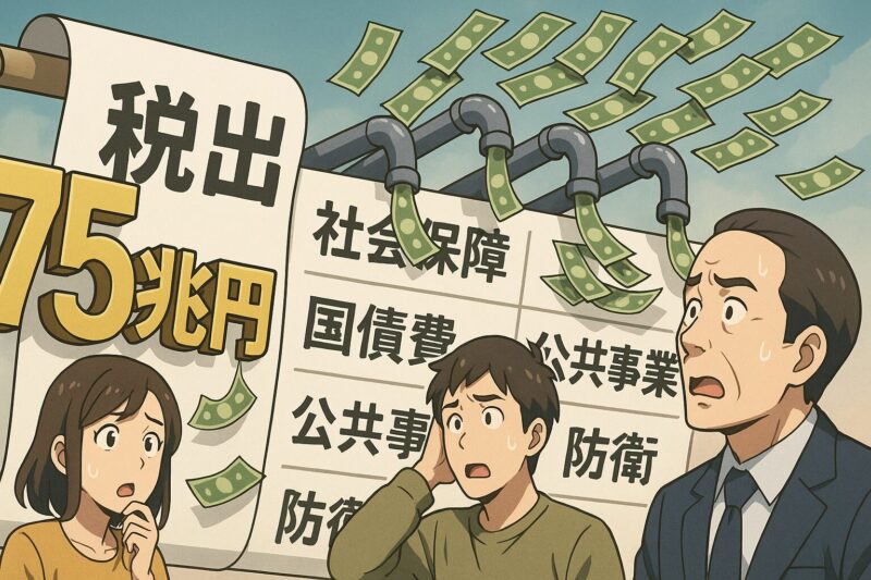 【税金の使い道】増えた税収はどこへ？国の歳出データから読み解く