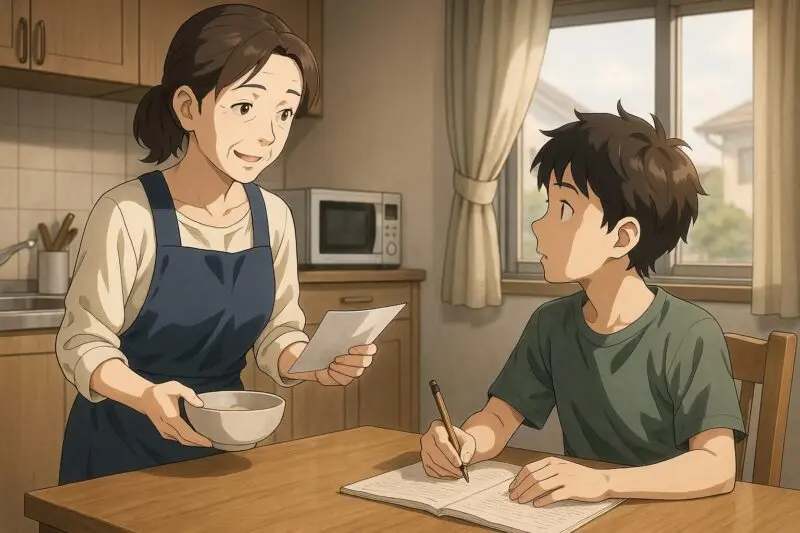 母親の職業や実家の家業について