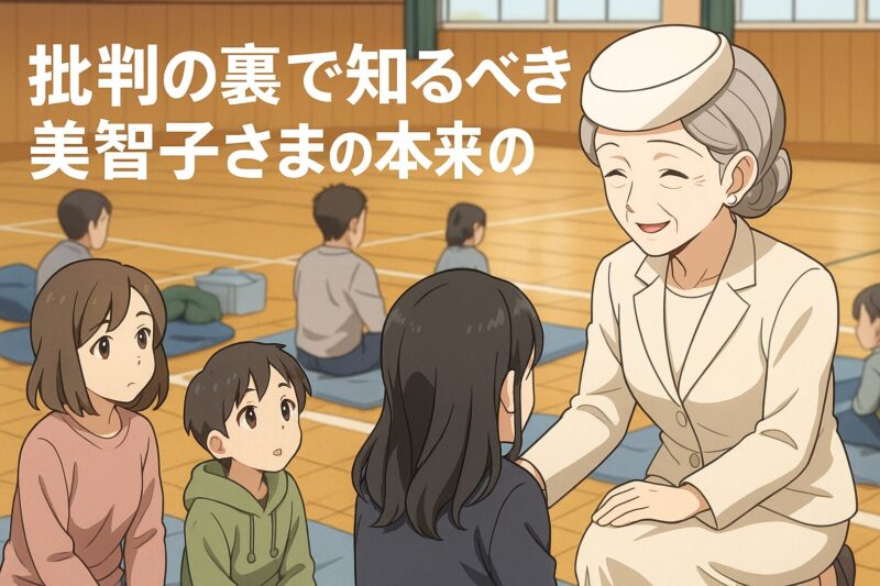 批判の裏で知るべき美智子さまの本来のお姿