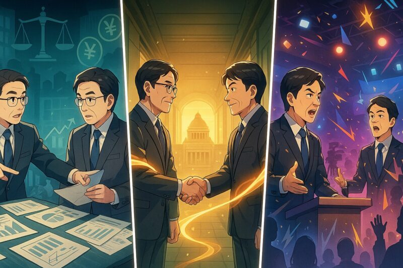 【徹底比較】高橋洋一と竹中平蔵の関係を政策・評価・論争から深掘り