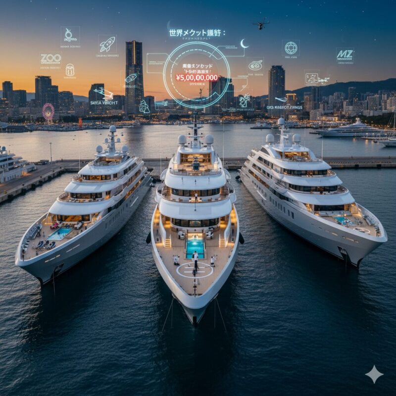 メディアが報じる「1000億円」は真実か？メガヨット市場