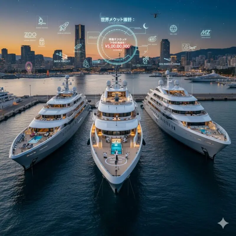 メディアが報じる「1000億円」は真実か?メガヨット市場