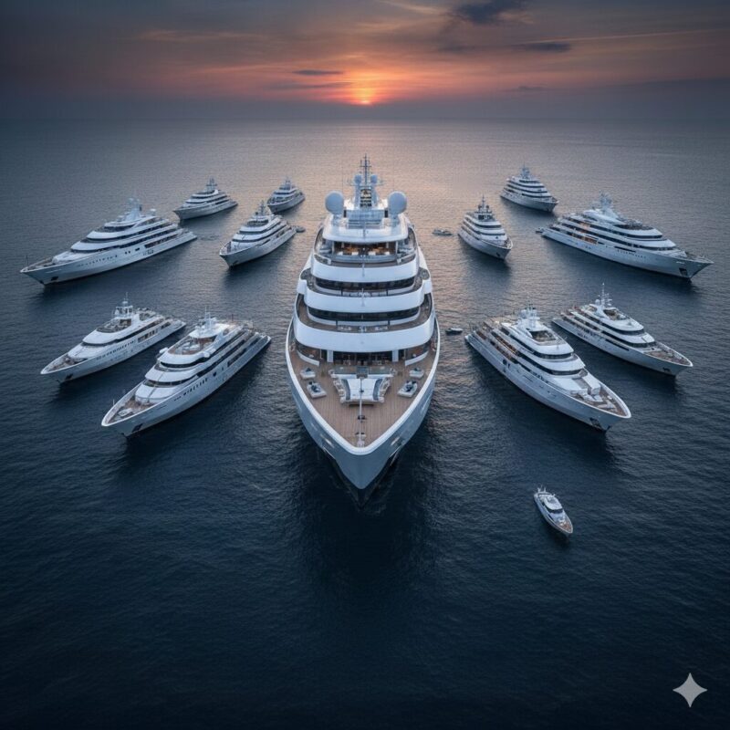 世界メガヨット番付：前澤氏の”海の城”はランキング何位に食い込むか