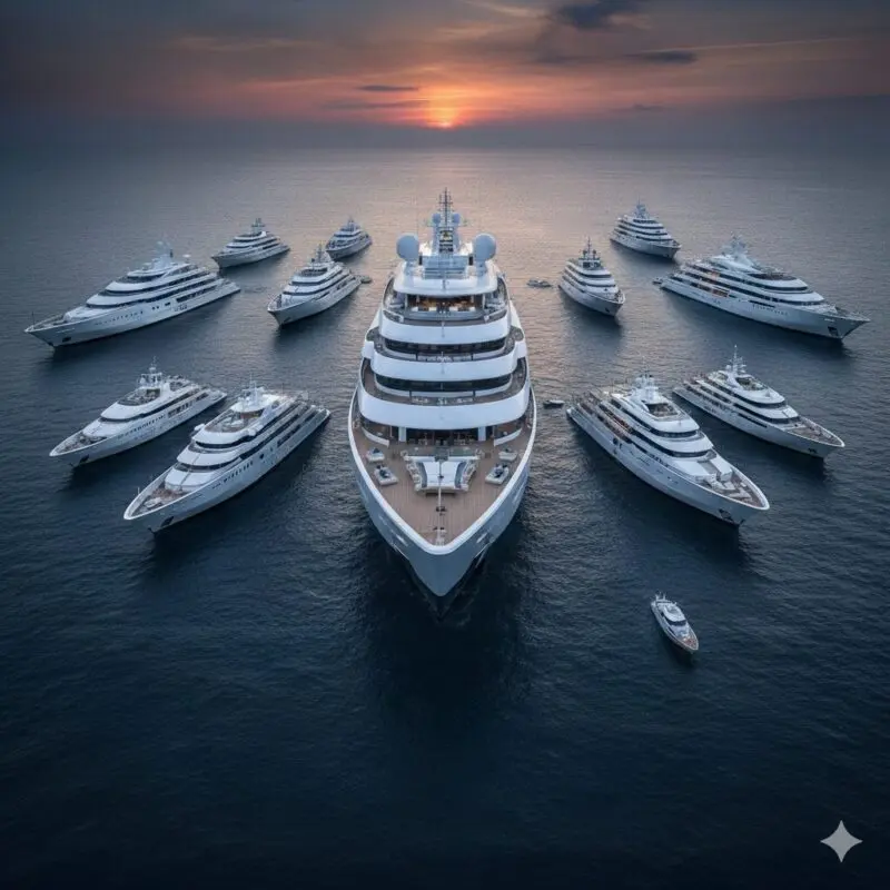 世界メガヨット番付:前澤氏の”海の城”はランキング何位に食い込むか