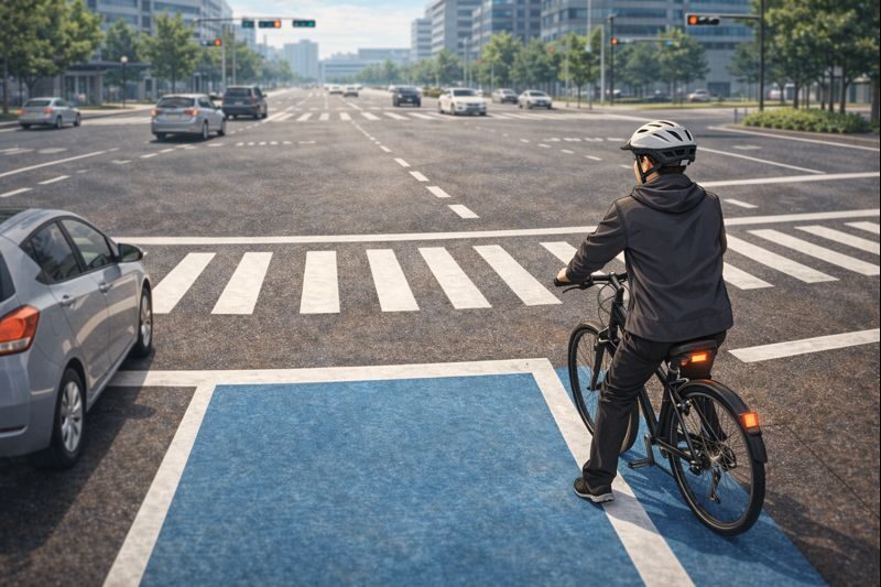 交差点で迷わない：右折・横断歩道・二段階右折の基本