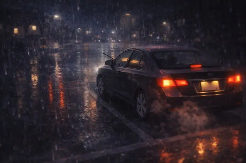 雨天や悪天候時に一時的にエンジンを止めない場合