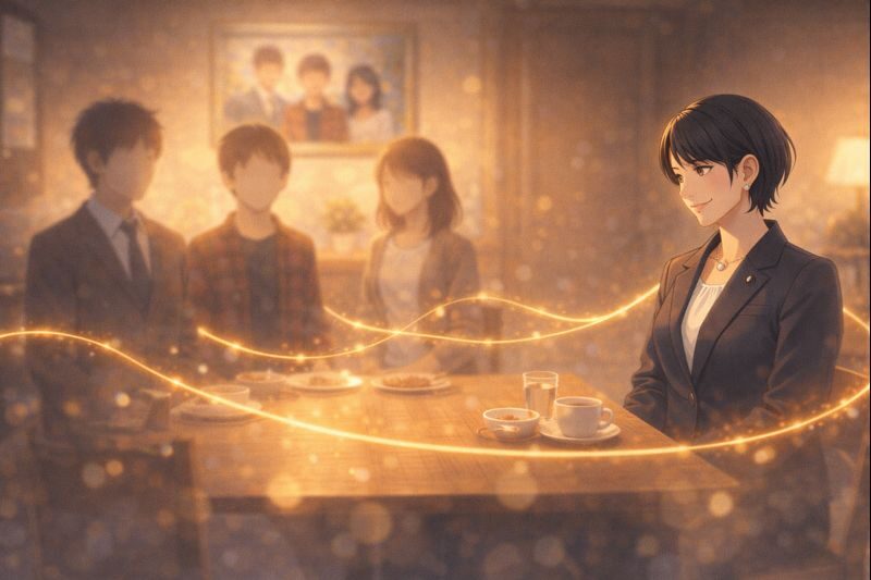 血縁関係はないが家族としての関係性は？