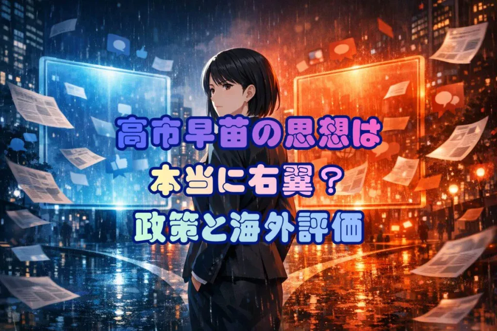高市早苗の思想は本当に「右翼」か？政策と海外評価から見る真実