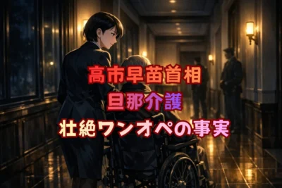 高市早苗首相「旦那介護」壮絶ワンオペの真実|車椅子生活と支援拒否の背景