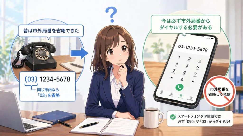 電話番号のかっこの由来は？昔の表記との関係