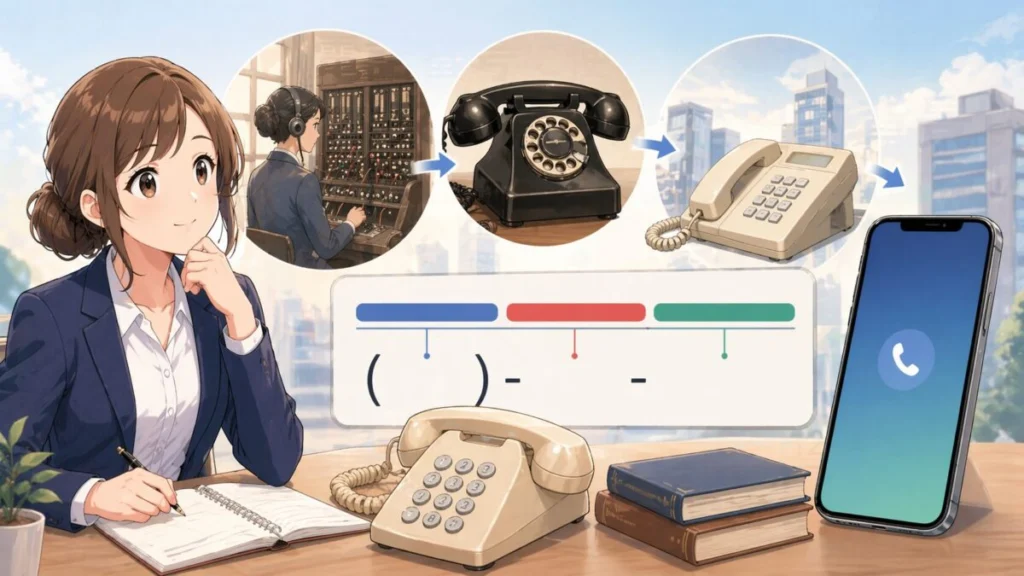 電話番号に使われる「かっこ」の本来の意味と歴史的背景