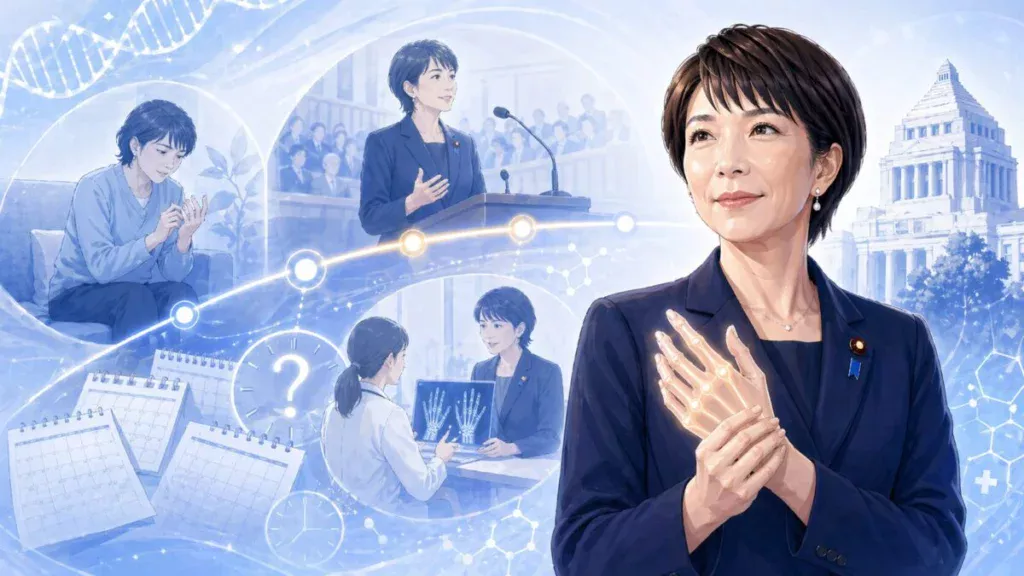 高市早苗さんのリウマチはいつからとされているのか