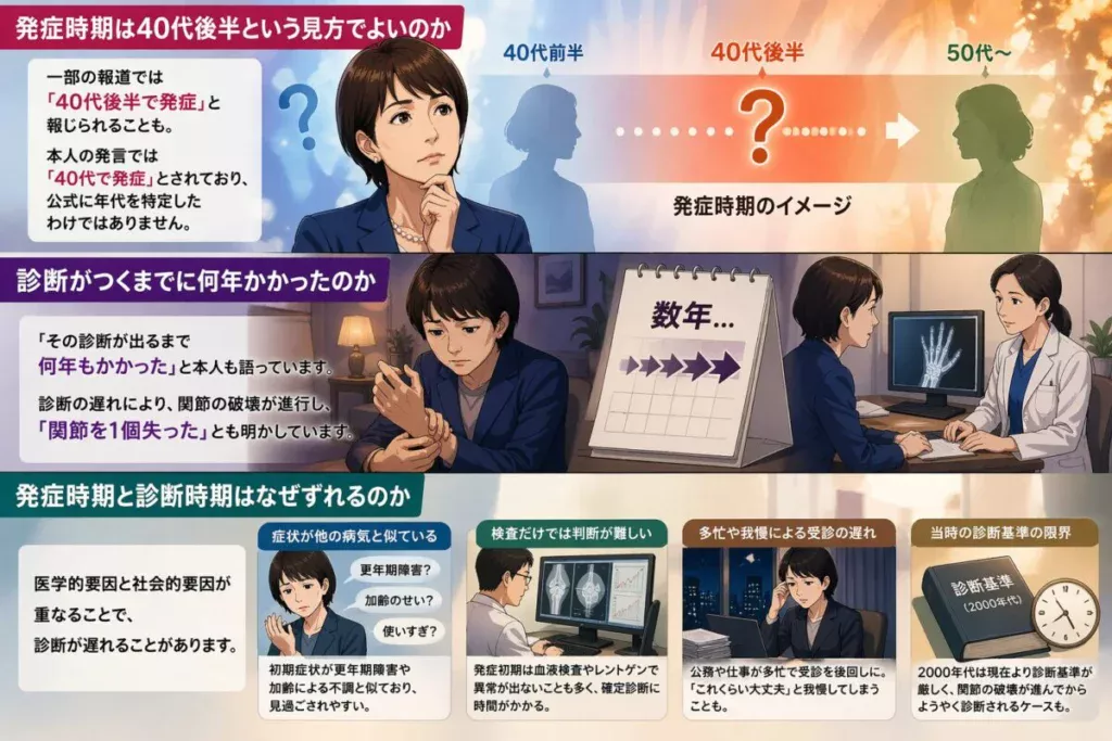 発症時期と診断時期はなぜずれるのか