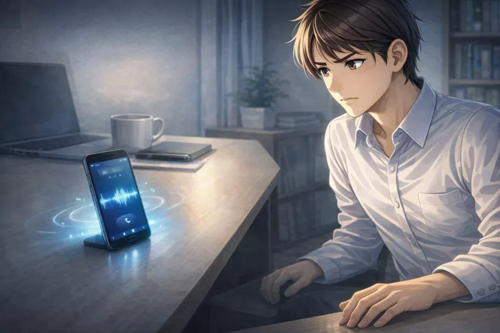 自動音声の0800電話は安全なのか