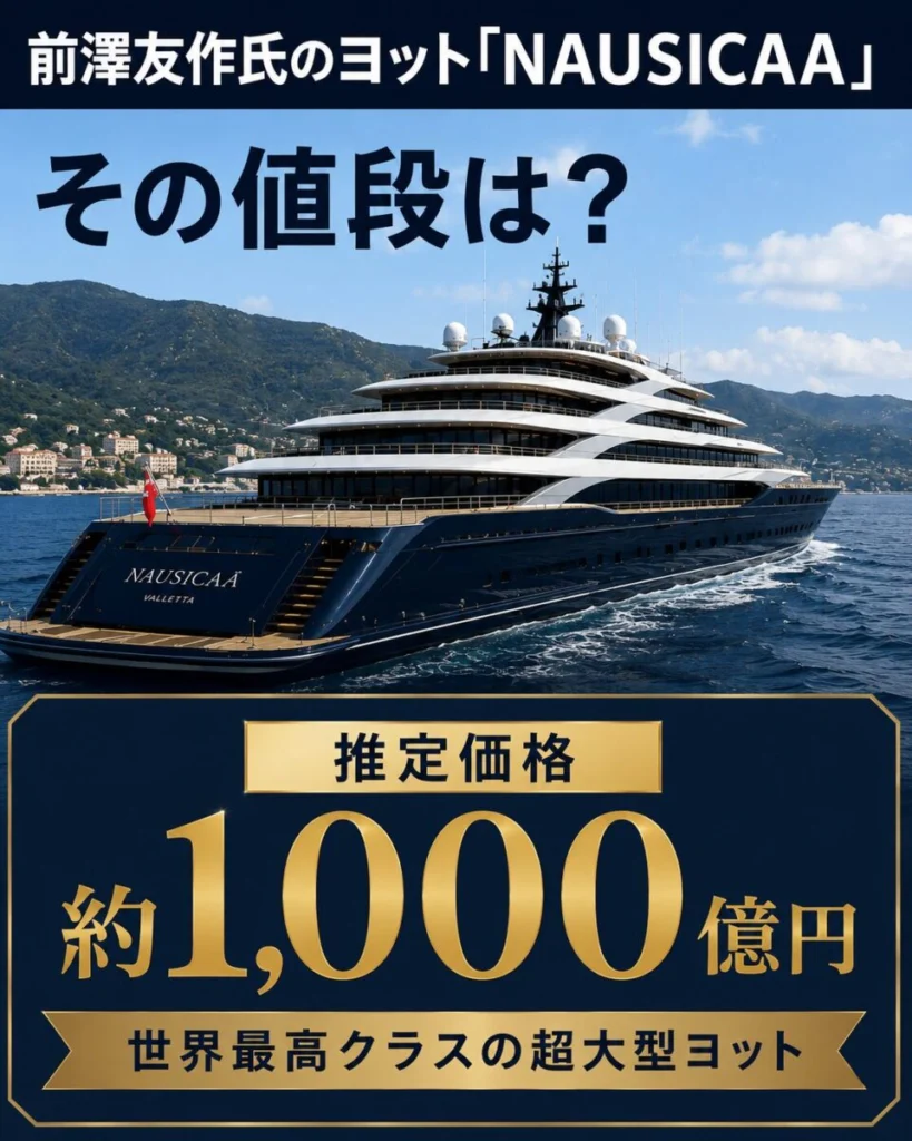 前澤友作のヨットの値段はいくら？