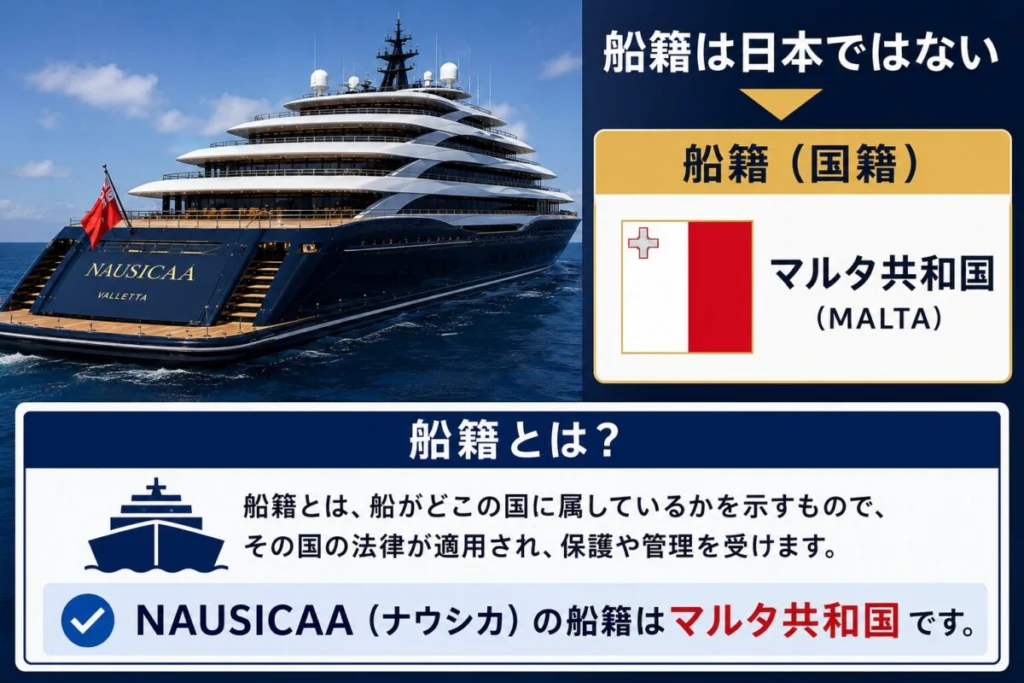 前澤友作のヨットの船籍は日本ではない?