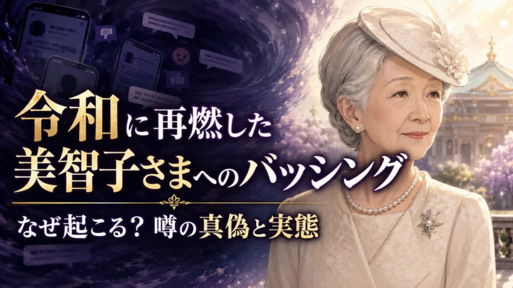 令和に再燃した美智子さまへのバッシングはなぜ起こる?噂の真偽と実態