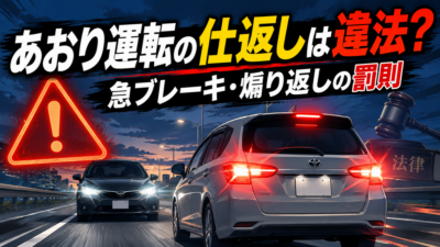 あおり運転の仕返しは違法？急ブレーキや煽り返しの重い罰則とは