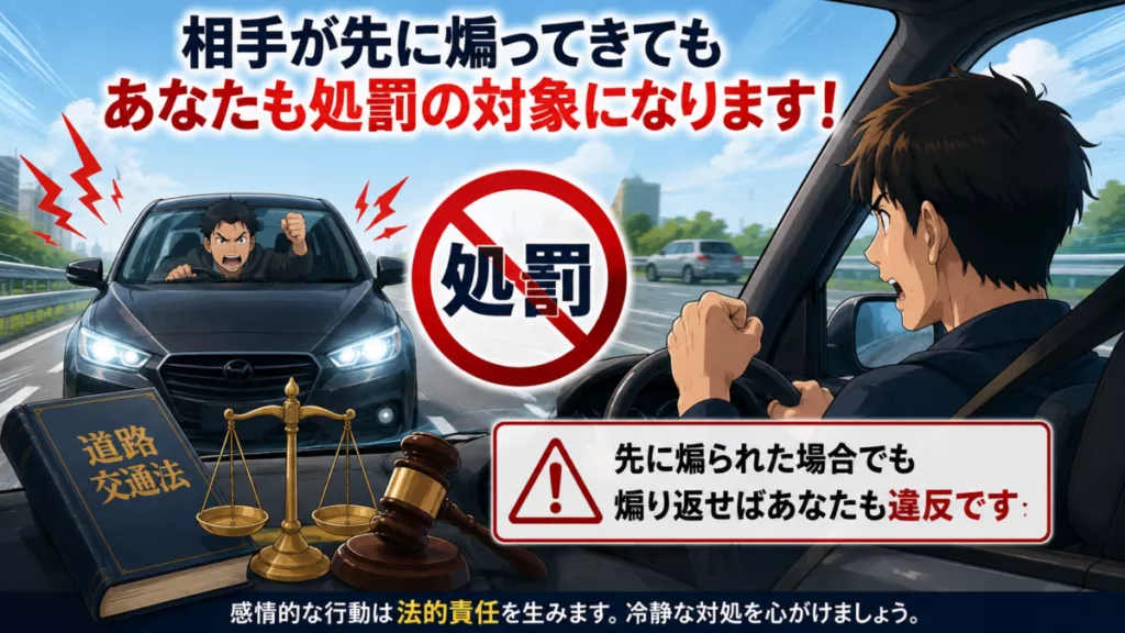 相手が先に煽ってきた場合でも自分は処罰されるのか