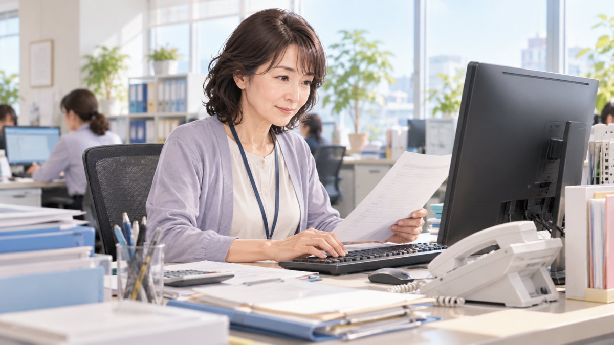 一般事務・データ入力は50代でも正社員になれる?経験と電話対応の確認点